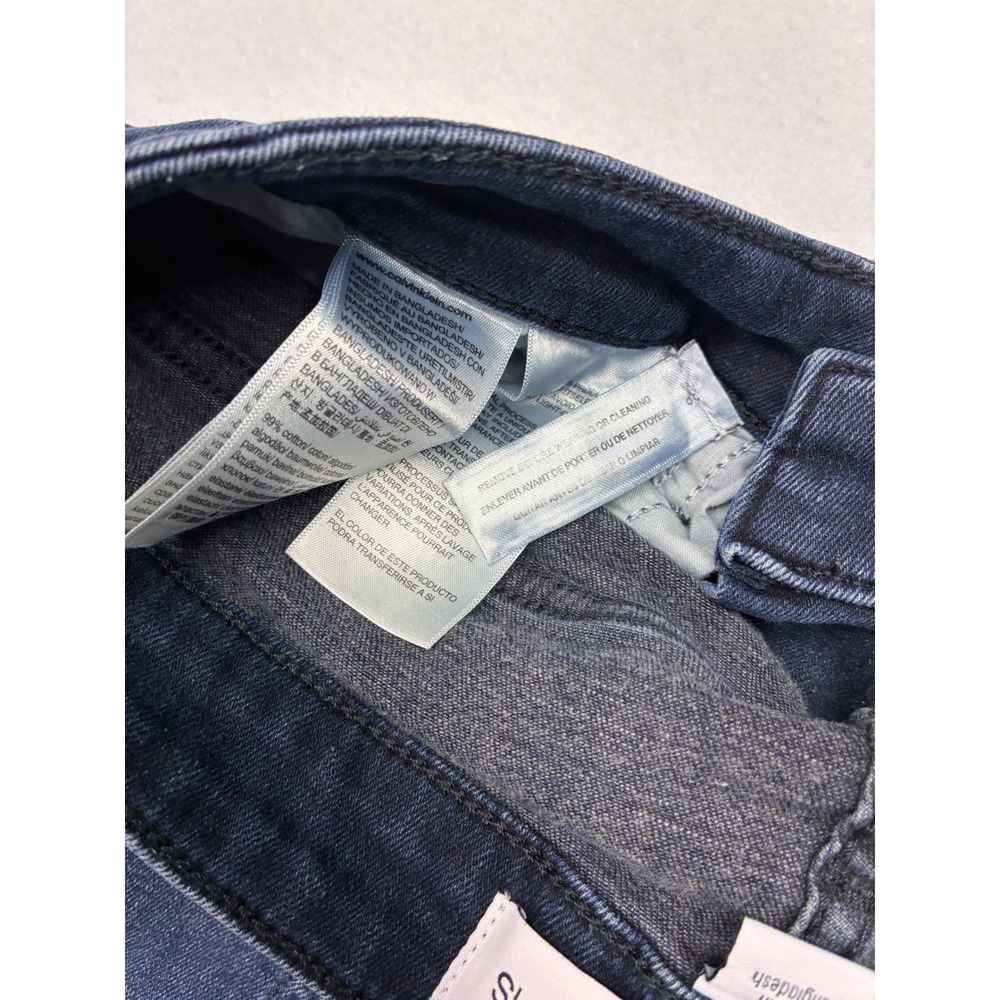 Calvin Klein Modern Slim Jeans Indie Sleaze Minimalist Indigo - 28 Dark Blue - Picture 6 of 11